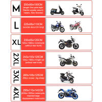 Cubierta Para Bicicleta Y Motocicleta Universal Impermeable Y Antipolvo Protección Completa Contra El Clima 210D Seda De Oxford - details 5