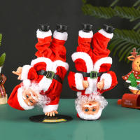 Juguete De Santa Claus Bailando Encantador Con Música Regalo Divertido Para Niños Decoración De Casa Figura Animada Eléctrica Para El Hogar - details 1