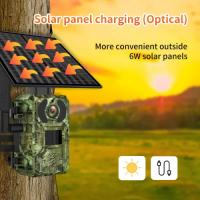 Cámara de caza solar 4G SIM, detección de movimiento PIR impermeable de 20 m, visión nocturna de 30 m + tarjeta SD de 128G - details 1