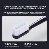 XIAOMI MIJIA T700 Cepillo De Dientes Eléctrico Ultrasonido Con Luz LED Y Control Por APP Blanqueamiento De Dientes Limpiador Oral Para Adultos Incluye 2 Cabezales Y Base De Carga - details 3