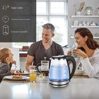 Agua Eléctrica de Vidrio transparente para el hogar de gran capacidad, Automático y 220V - details 1