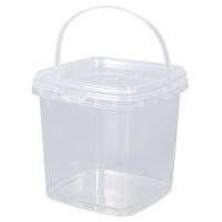 Cubeta De Plástico Transparente BPA-Free Con Tapa Airtight Para Almacenamiento De Alimentos En Línea 280ML/500ML/1L/2L - details 8