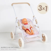 COLORBABY - Carro de paseo para muñecas Safari 40x48x57 cm - details 1