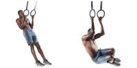 Anillos De Gimnasia Ajustables De 28mm ABS Para Entrenamiento De Fuerza Corporal Crossfit Ejercicio De Pull-up Negro - details 2