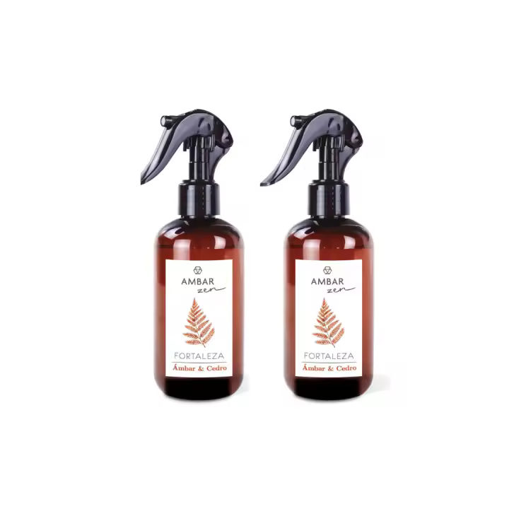 PACK 2 Ambar Perfums – Set de Rocío para el Hogar Ambar y Cedro 225 Ml – Brinda Serenidad con Ambar Zen - 1