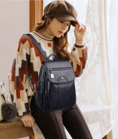 Mochila Vintage de cuero suave para mujer, bolso de hombro femenino, bolso de viaje informal, mochila escolar, 5 colores - details 6
