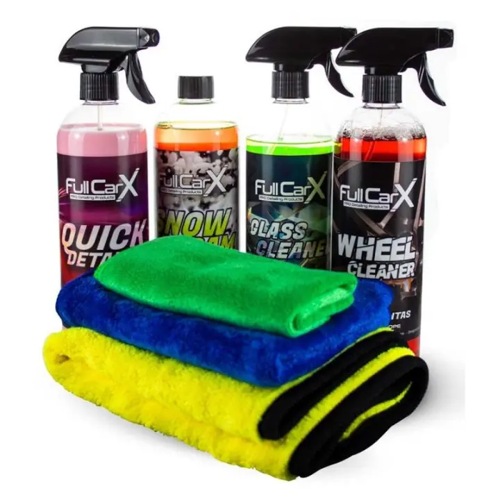AutoFullCar - KIT EXTERIOR BASICO + ACCESORIOS - FullCarX - LIMPIEZA PROFESIONAL - DETAILING - 1