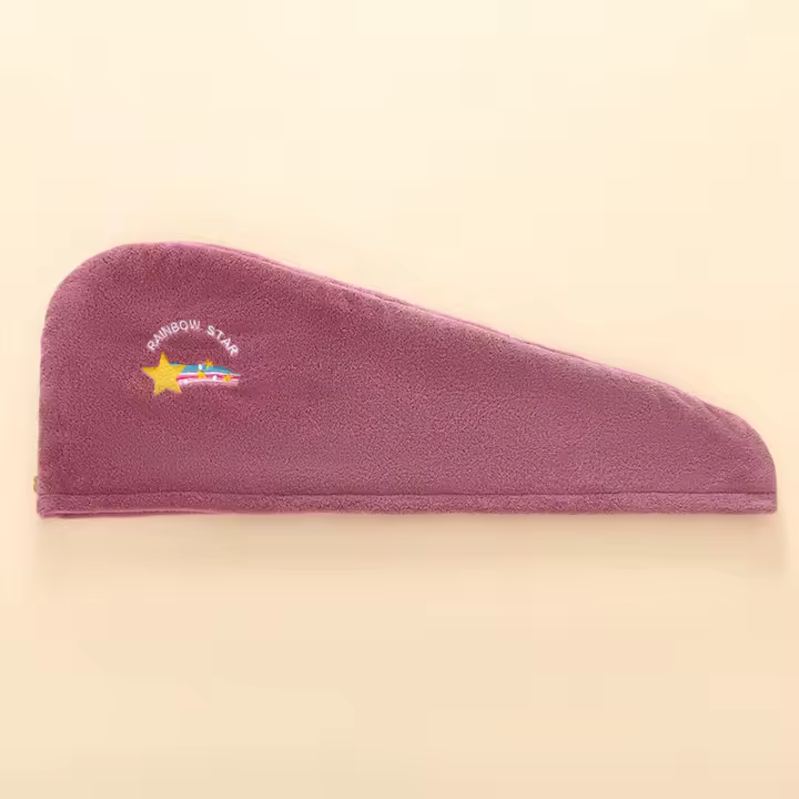 Toalla De Baño Para Mujer Microfibra Suave Gorro De Ducha Toalla Rápida Secado Turban De Cabeza Para Dama Esponja De Pelo Seco - 1