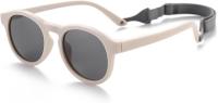 Par de Gafas de Sol polarizadas flexibles para niños con Correa ajustable para 0 a 48 més, Rosa - details 0