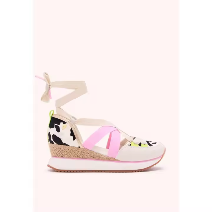 SANDALIAS DEPORTIVAS PIEL VACA Y CUÑA RAFIA Gioseppo LUDLOW - 1