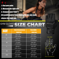 Guantes De Gimnasio MOREOK Antideslizantes Con Almohadillas De 3MM Para Levantamiento De Pesas Y Ejercicios De Kettlebell Para Hombres - details 12