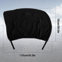 2Pcs Cortina De Ventana Para Coche Protección Solar Y Privacidad Tela Transpirable Para Lado Delantero Y Trasero - details 8