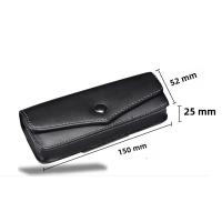 Estuche De Gafas De Cuero Para Hombres Estuche Portátil De Leder Para Lentes De Lectura Almacenamiento Y Transporte De Teléfonos Y Herramientas - details 2
