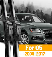 Limpiaparabrisas Delantero Para Audi Q5 2008-2017 Plegable Natural De Goma Negro Accesorios De Ventana Compatible Con El Tamaño Original Del Coche - details 0
