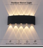 Lámpara De Pared LED Impermeable IP65 Para Exterior Iluminación Bicolor Interior Para Escaleras Jardín Luz Sconce AC110-220V Moderna - details 0