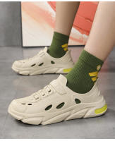 Nuevos Zapatos De Jardín Para Hombre Verano Ligeros Y Cómodos Sandalias Deportivas Y Casuales EVA Integrado Perforado Para Playa - details 12