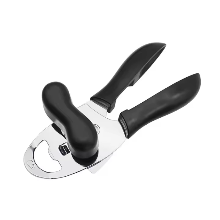 Abrepuertas De Acero Inoxidable Multifuncional Naranja Manual Para Lata Y Botellas Con Tapa Manual Herramienta De Cocina Ecológica - 1