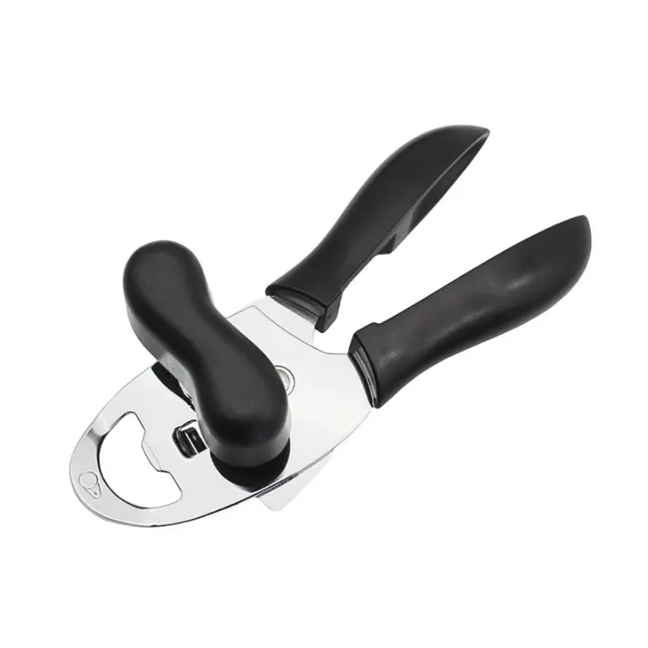 Abrepuertas De Acero Inoxidable Multifuncional Naranja Manual Para Lata Y Botellas Con Tapa Manual Herramienta De Cocina Ecológica - 1