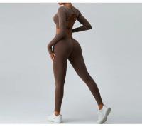 Top Deportivo De Manga Larga Para Mujer Sexy Cruzado En La Espalda Rápido Secado Yoga Gimnasio Entrenamiento Crop Top Casual - details 18