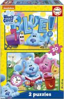 Puzzle 2x20 Blue Educa 19399 - details 3