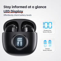 Auriculares para juegos de deportes electrónicos E40, auriculares inalámbricos con Bluetooth con pantalla digital TWS y reducción de ruido para llamadas - details 10