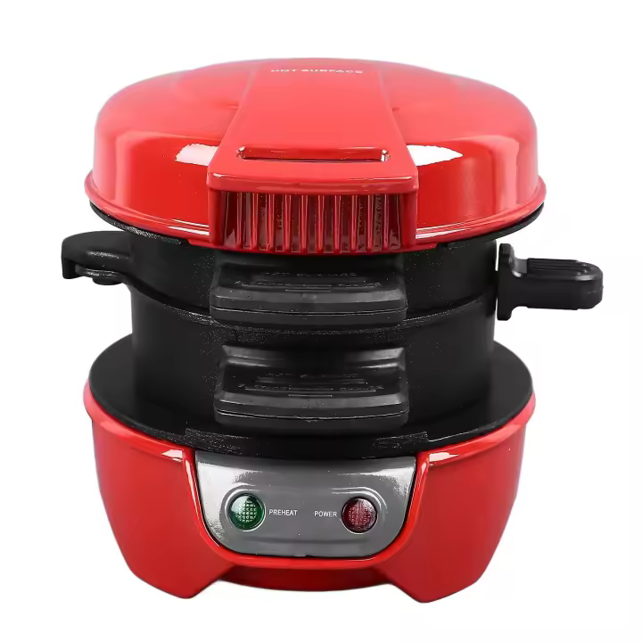 Sandwichera de desayuno 600W antiadherente de lavado con cocina de huevo enchufe de la UE 220V - 1
