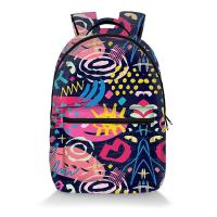 Graffiti impreto mochila de moda de gran capacidad simple - details 0