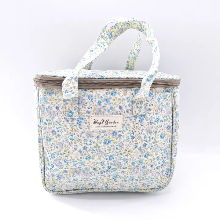 Bagsgarden Bolso nevera Impermeable con flores - 1