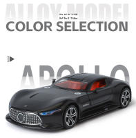 Modelo De Coche De Acción AMG Vision GT 1:24 Con Sonido Y Luz Regalo Para Niños Decoración De Juguetes Vehículos Diecast Metal - details 11