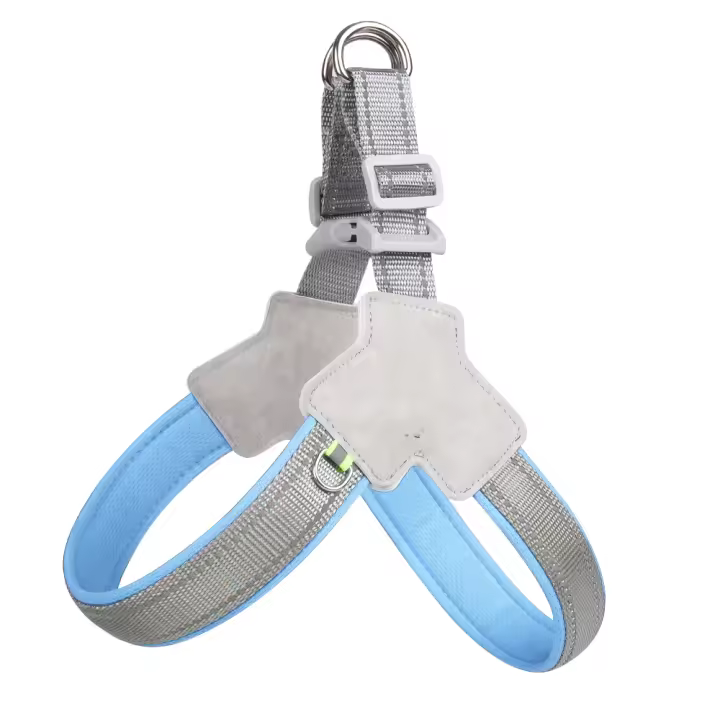 Harnés Reflectante Para Perros Pequeños Y Medianos Gato Cordero Sin Pulla Chaleco Con Correa Para Pecho Para Pug Chihuahua Bulldog Suministros - 1