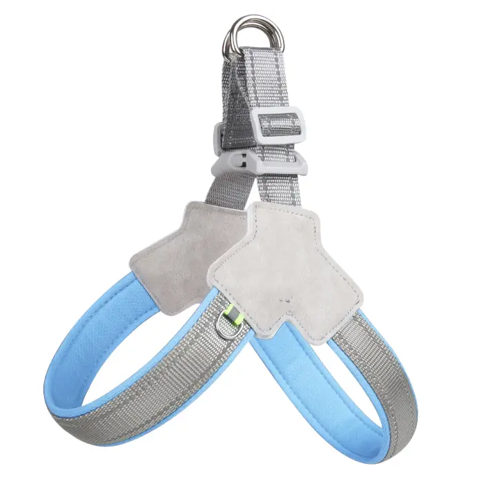 Harnés Reflectante Para Perros Pequeños Y Medianos Gato Cordero Sin Pulla Chaleco Con Correa Para Pecho Para Pug Chihuahua Bulldog Suministros - 1