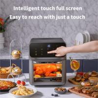 Smart air freidora, 10L de gran capacidad multifunción digital air freidora, touch freidora automática sin aceite para cocina casera - details 1