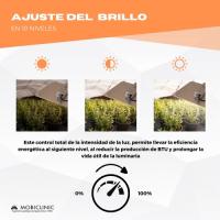 Lámpara de Cultivo GrowLight Mobiclinic®  100W Espectro Completo Regulable en 10 Niveles LED High End Función de atenuación Eficacia de 28 mmol/J Plantas de Interior Vegetales Flores - details 1