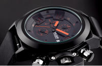 Reloj De Pulsera Deportivo Para Hombre Megir Moda Con Banda De Silicona Pantalla Analógica Cronógrafo Negro Con Calendario Resistente Al Agua - details 9