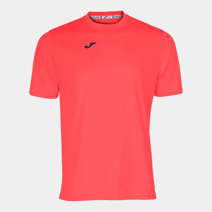Camiseta M/C Hombre Joma Combi 100052 Coral Flúor 040 Transpirable - 1