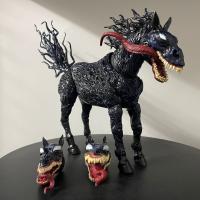 Figura De Acción Shf Venom Ko Carnage Caballo Modelo Estatua Coleccionable Adorno Juguetes Para Niños Y Adultos Fans De Marvel - details 8
