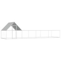 vidaXL Gallinero Metálico Acero Galvanizado Jaula Gallinas Conejos Dimensiones 2 x 1 x 1.5 m,  3 x 1 x 1.5 m,  5 x 1 x 1.5 m y mas - details 5