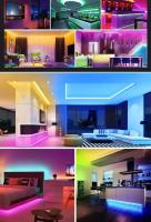 Tira De Luces LED RGB Flexible 5-10M 480LEDS 784LEDS 840LEDS DC 12V 24V CCT RGBCCT RGBW RGBWW Blanco Cálido NW Fita LED Para Decoración De Hogar - details 13