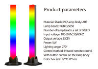 Lámpara LED RGBIC 30cm Pack De 2 Decoración De Habitación Luz De Ambiente Para TV PC Juego De Gaming Control Remoto Dimmer - details 10