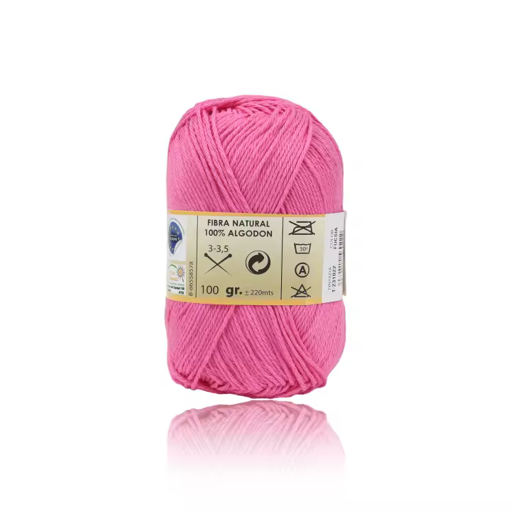 DEKORA SOUL - Ovillo de Algodón 100% Natural y Lanas para Tejer y Crochet, 100g, 220m - Ideal para Amigurumi y Proyectos Creativos - Disponible en Múltiples Colores - 1