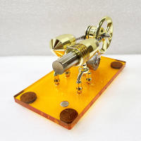 Kit De Modelo DIY De Motor De Agua Caliente Engin Stirling Experimento Científico Y Educativo De Física Potencia De Vapor Regalo Para Niños Y Adultos Masculinos - details 6