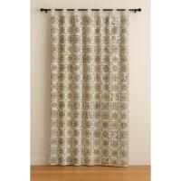 Cortinas para Puerta Exterior Terrazo Gris - Protección en la Calle - 140x260cm - details 0