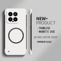 Funda De Teléfono Ultra Delgada Y Magnética Para Xiaomi 15 14/T Ultra 13 pro Magsafe PC Dura Sin Marco Anti- Huella Color Caramelo - details 1