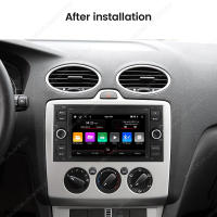 Radio De Coche Android 13 Para Ford Focus 2 S-MAX C-MAX Kuga Fiesta Fusion 2004-2007 Navegación GPS Reproductor Multimedia Con Carplay Inalámbrico ROM 32G RAM 2G Pantalla Táctil 7'' - details 11
