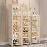 Organizador De Zapatos De Múltiples Capas Estante Ajustable Para Ahorrar Espacio En El Pared Y Esquina Stackable Para Guardar Zapatos Y Gabinete - details 1