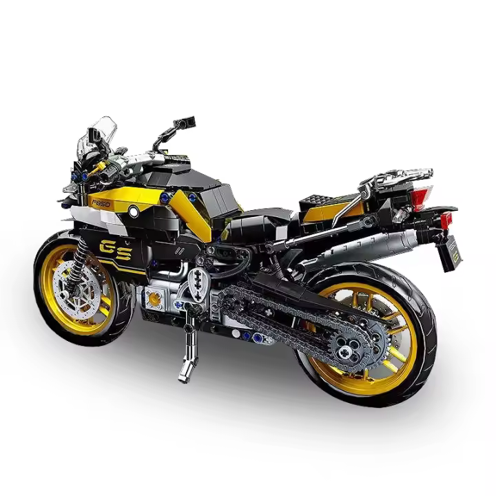 Bloques De Construcción De Motocicleta City F85 GS MOC Model Kit Bloque De Carreras Vehículo De Motor Para Decoración De Escritorio Juguetes Educativos Para Niños Regalos - 1