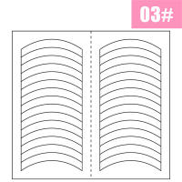 1PCS Guía De Dibujos Para Uñas En Blanco Estilo Francés Adhesivo De Acrylic Para Arte De Uñas DIY Decoración De Tiras Y Plantillas Para Uñas - details 5