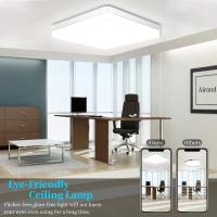 Luz De Techo LED Cuadrada Para Sala De Estar Y Dormitorio Iluminación Moderna Para Cocina Baño Y Estudio Fuente De Alimentación AC Certificación CE Material ABS Acryl - details 2
