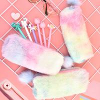 Estuche De Lápices Kawaii De Peluche Grande Para Niñas Estuche De Almacenamiento Para Estudiantes Y Oficina Suministros De Papelería - details 1