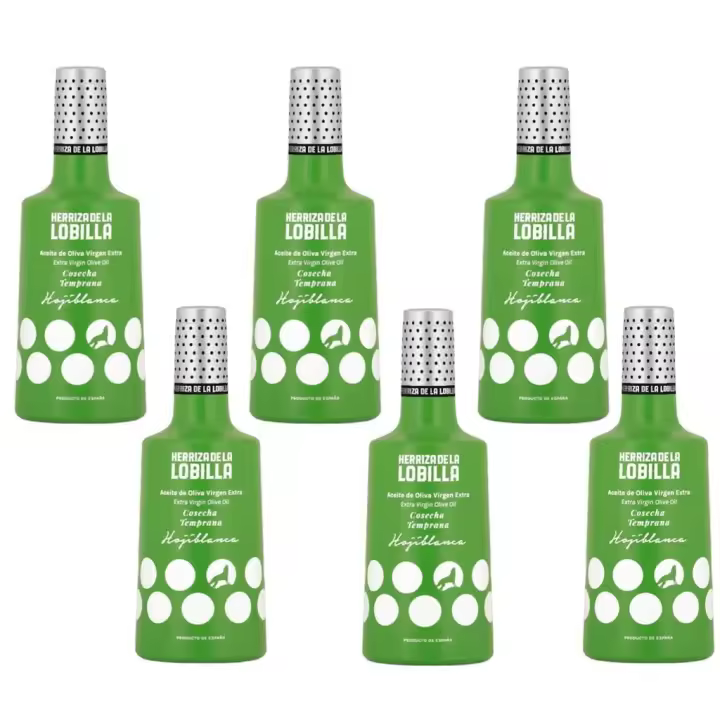 Herriza de la Lobilla - Aceite de Oliva Virgen Extra 6x500ml | AOVE Hojiblanca Nueva Cosecha 23/24 | Aceite Cosecha Temprana | PREMIADO - 1